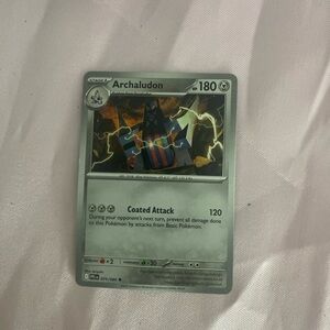 Archaludon HP 180 Pokémon Card No. 1018 Alloy 2025- Rare Collectible